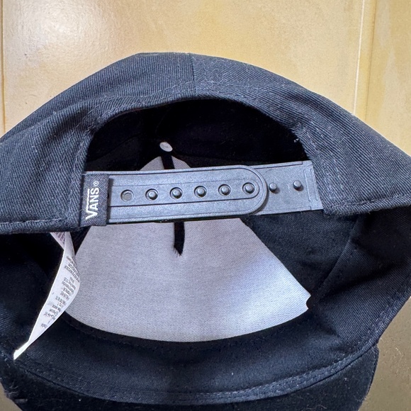 Vans Baseball Cap Flat Bill Blue Skate Snap Back - Picture 2 of 5